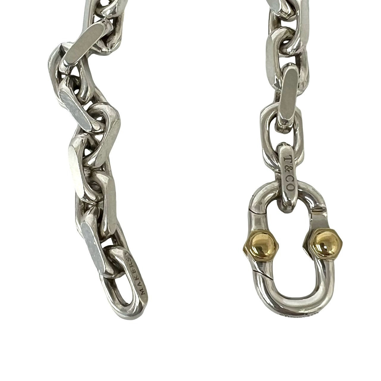 TIFFANY&Co. ティファニー メイカーズ ブレスレット 925 K18 750YG 4