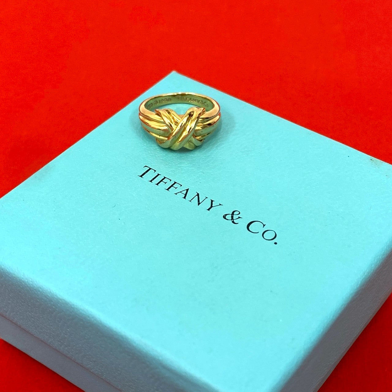 TIFFANY&Co. ティファニー シグネチャー リング 750