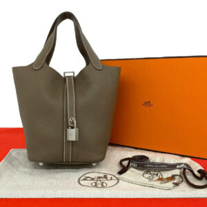 HERMES エルメス ピコタンロック ハンドバッグ トリヨンクレマンス