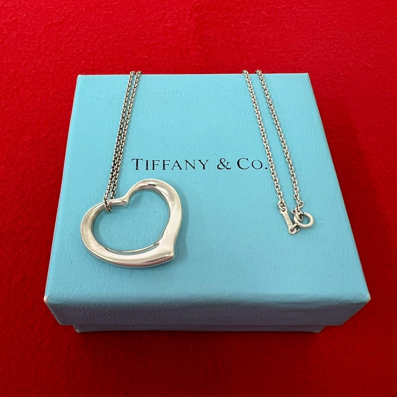 TIFFANY&Co. ティファニー (Vintage) オープンハート ネックレス