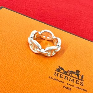 HERMES エルメス アンシェネ PM リング 指輪 7号 表記サイズ #47
