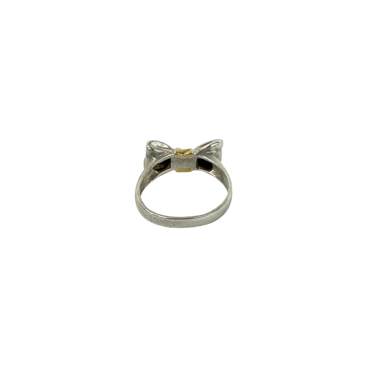 TIFFANY&Co. ティファニー (Vintage) リボン リング 925 K18 750YG 指輪 5