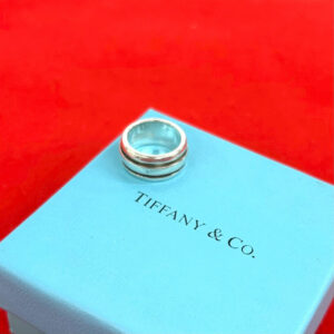 TIFFANY&Co. ティファニー (Vintage) グルーブ ド ダブルライン リング 指輪