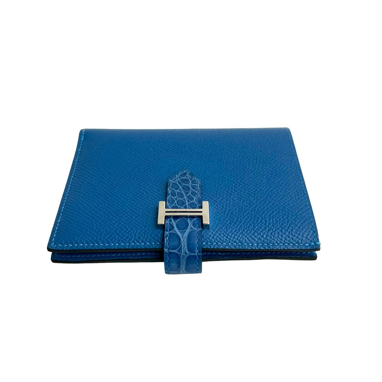 HERMES エルメス ベアン コンパクト 二つ折り財布 アリゲーター ヴォーエプソン 3