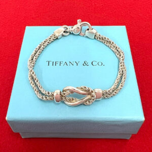 TIFFANY&Co. ティファニー ダブルロープ センターノット ブレスレット