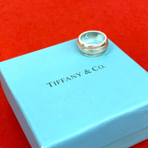 TIFFANY&Co. ティファニー (Vintage) グルーブド ダブルライン リング 指輪