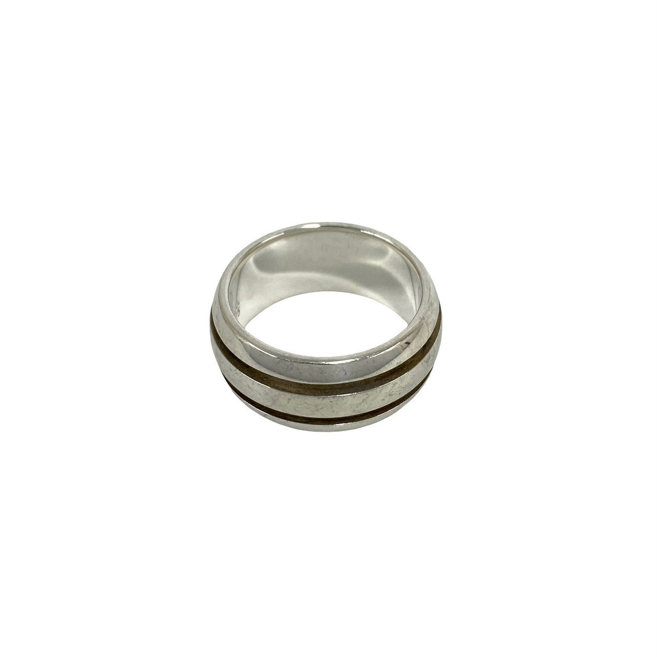 TIFFANY&Co. ティファニー (Vintage) グルーブド ダブルライン リング 指輪 16号 4