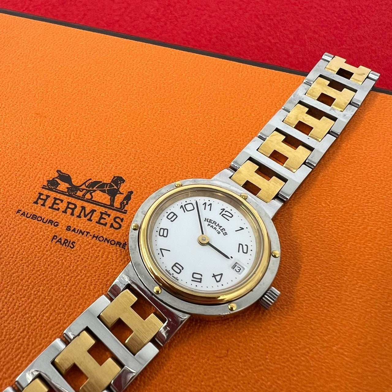 HERMES エルメス クリッパー 腕時計