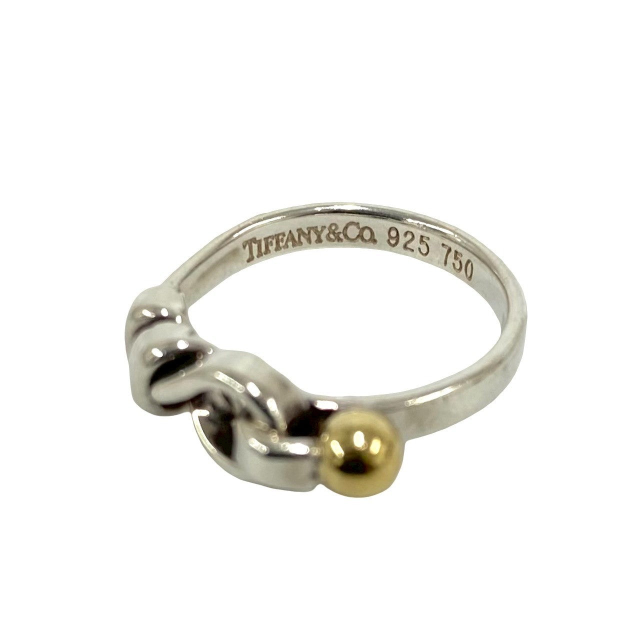 TIFFANY&Co. ティファニー ラブノット 925 K18 750YG リング 指輪 3