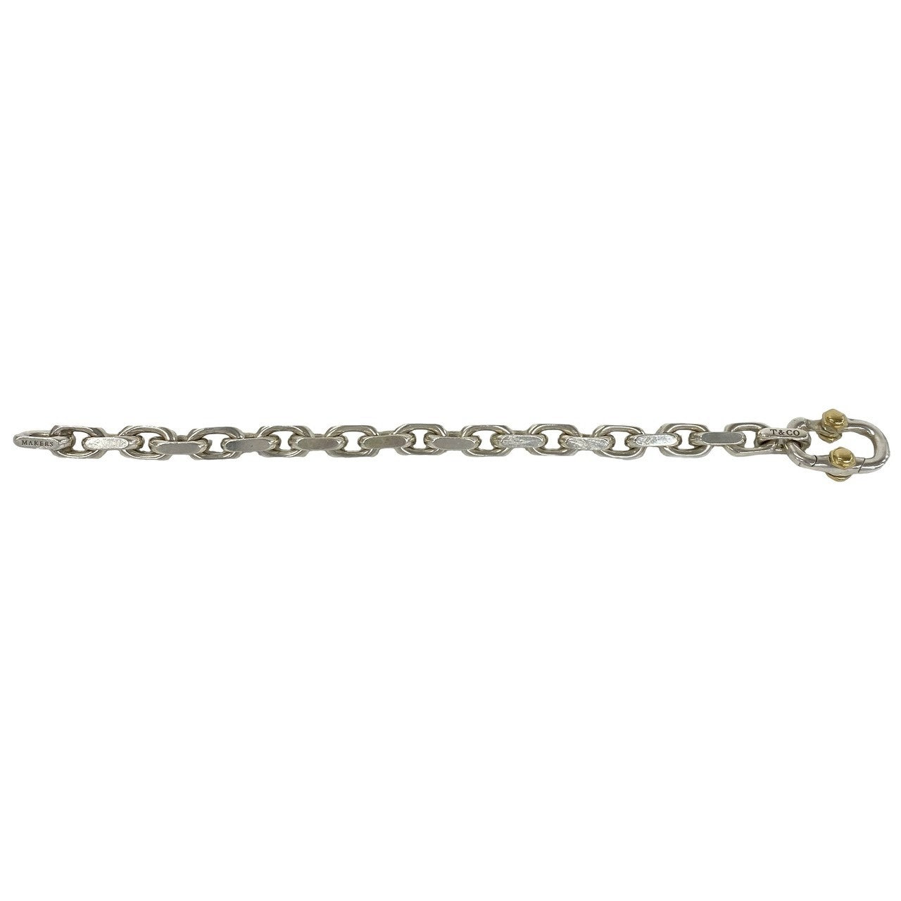 TIFFANY&Co. ティファニー メイカーズ ブレスレット 925 K18 750YG 5