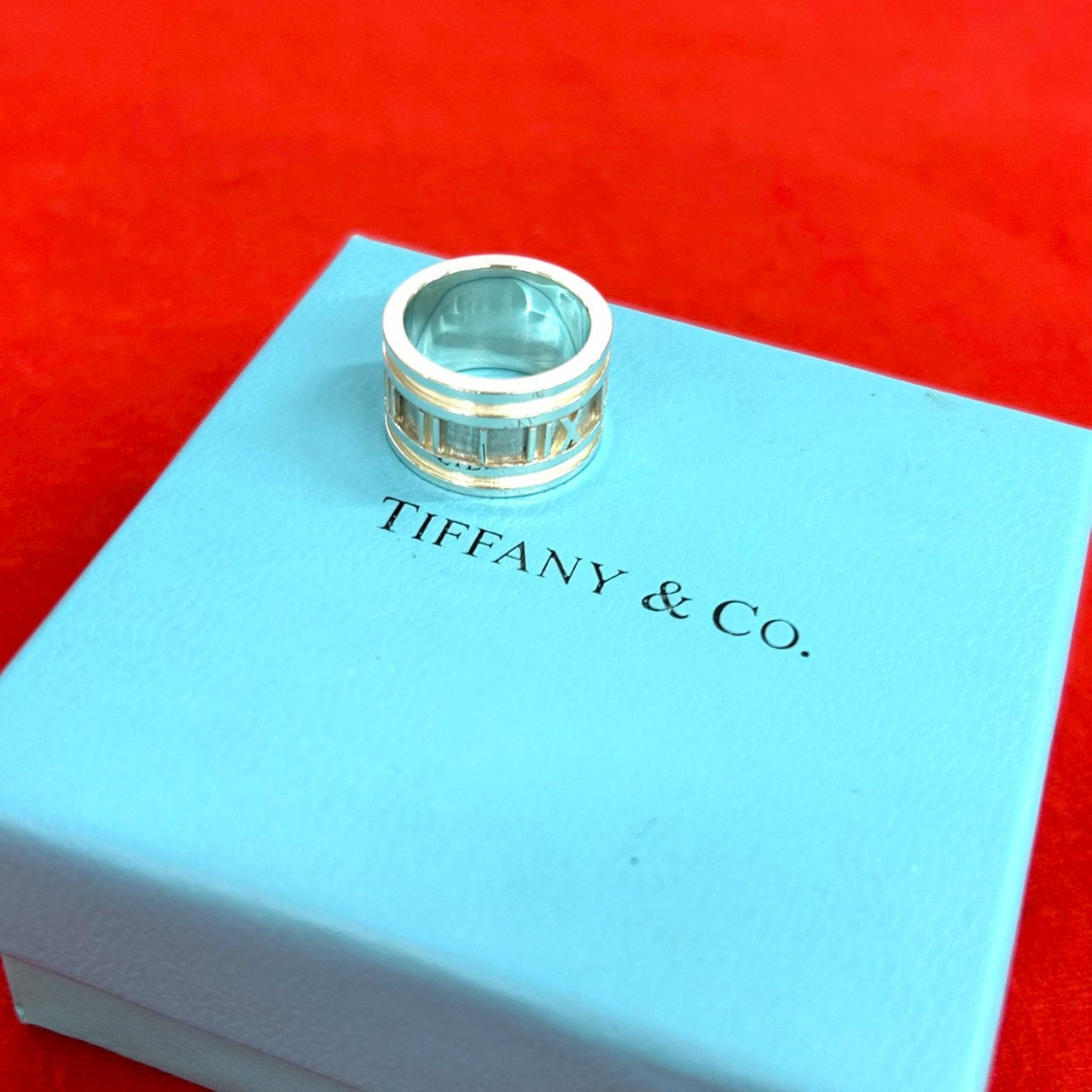 TIFFANY&Co. ティファニー (Vintage) ワイド アトラス リング 指輪