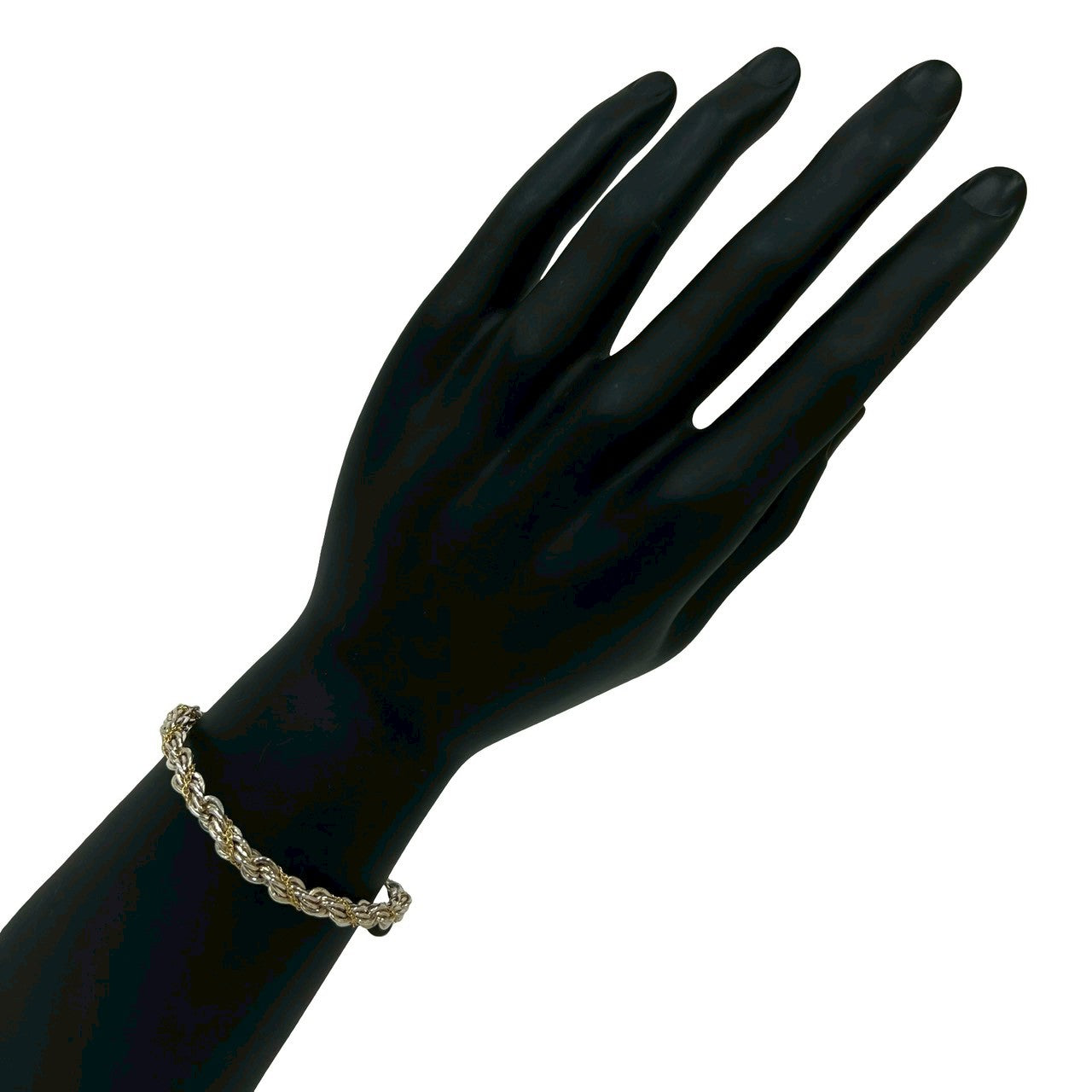 TIFFANY&Co. ティファニー (Vintage) ツイストロープ ブレスレット 925 K14 585 YG 2
