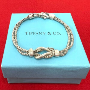 TIFFANY&Co. ティファニー (Vintage) センターノット ダブルロープ ブレスレット