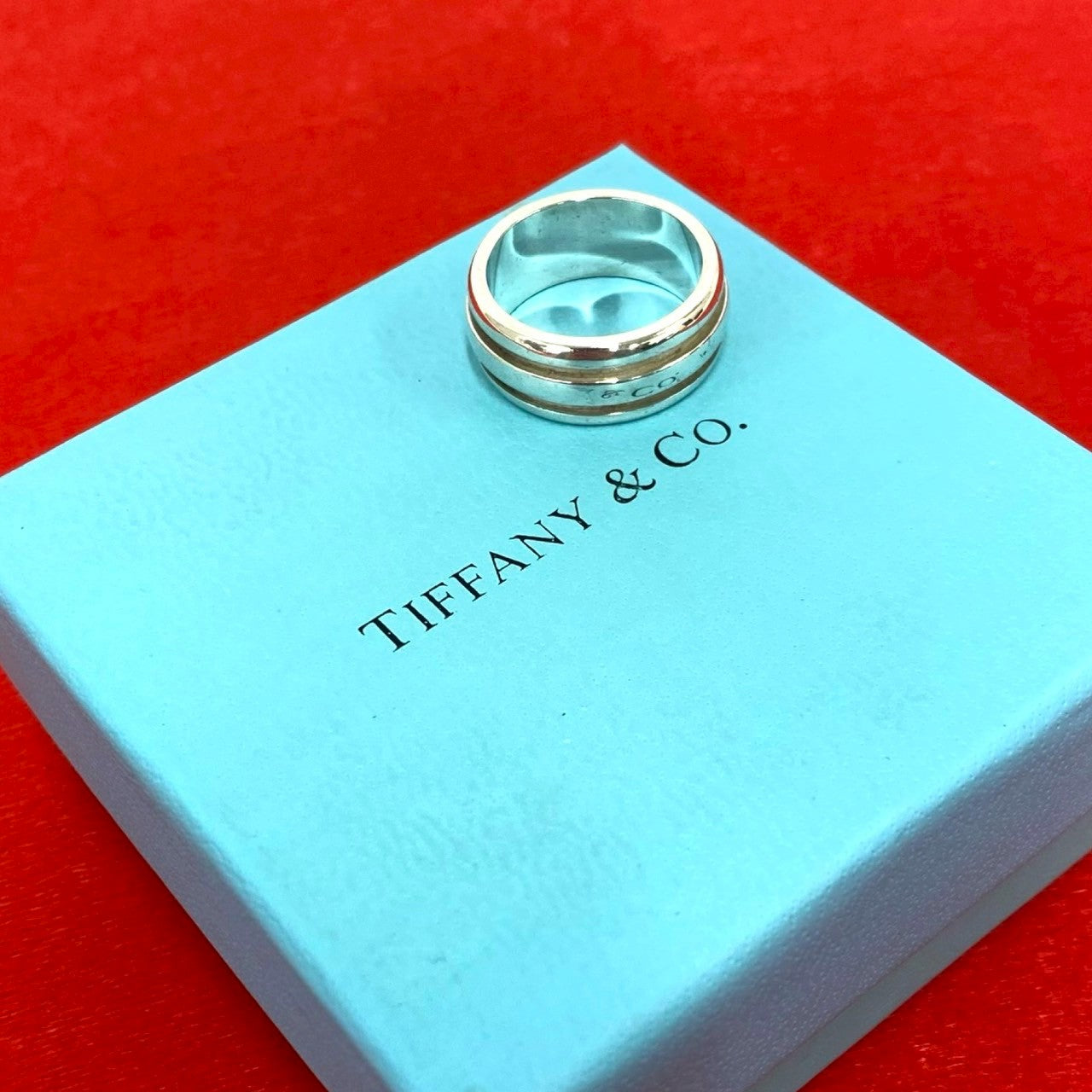 TIFFANY&Co. ティファニー グルーブド リング 指輪