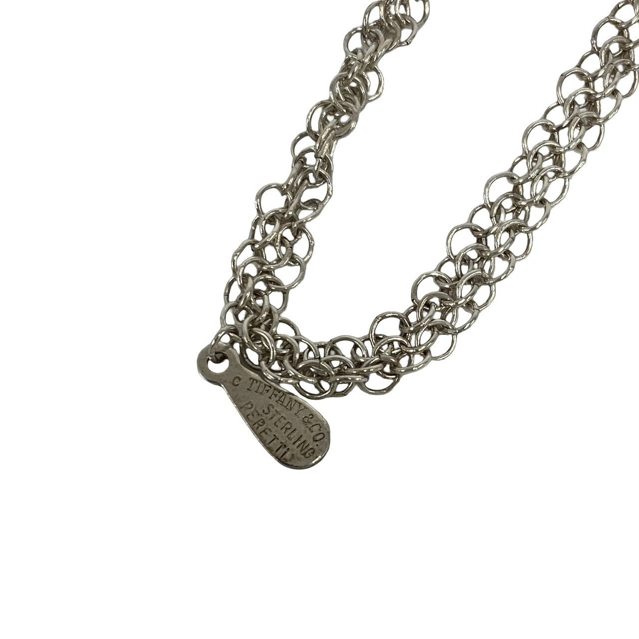 TIFFANY&Co. ティファニー (Vintage) サマセット メッシュ ロング ネックレス 3