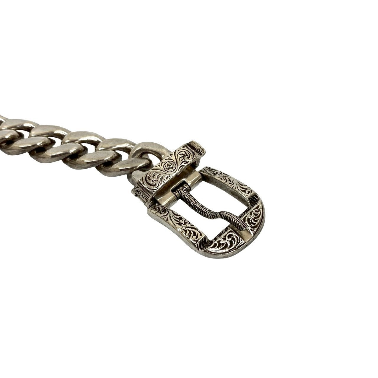 GUCCI アラベスク キャットヘッド 喜平ベルト ネックレス 3