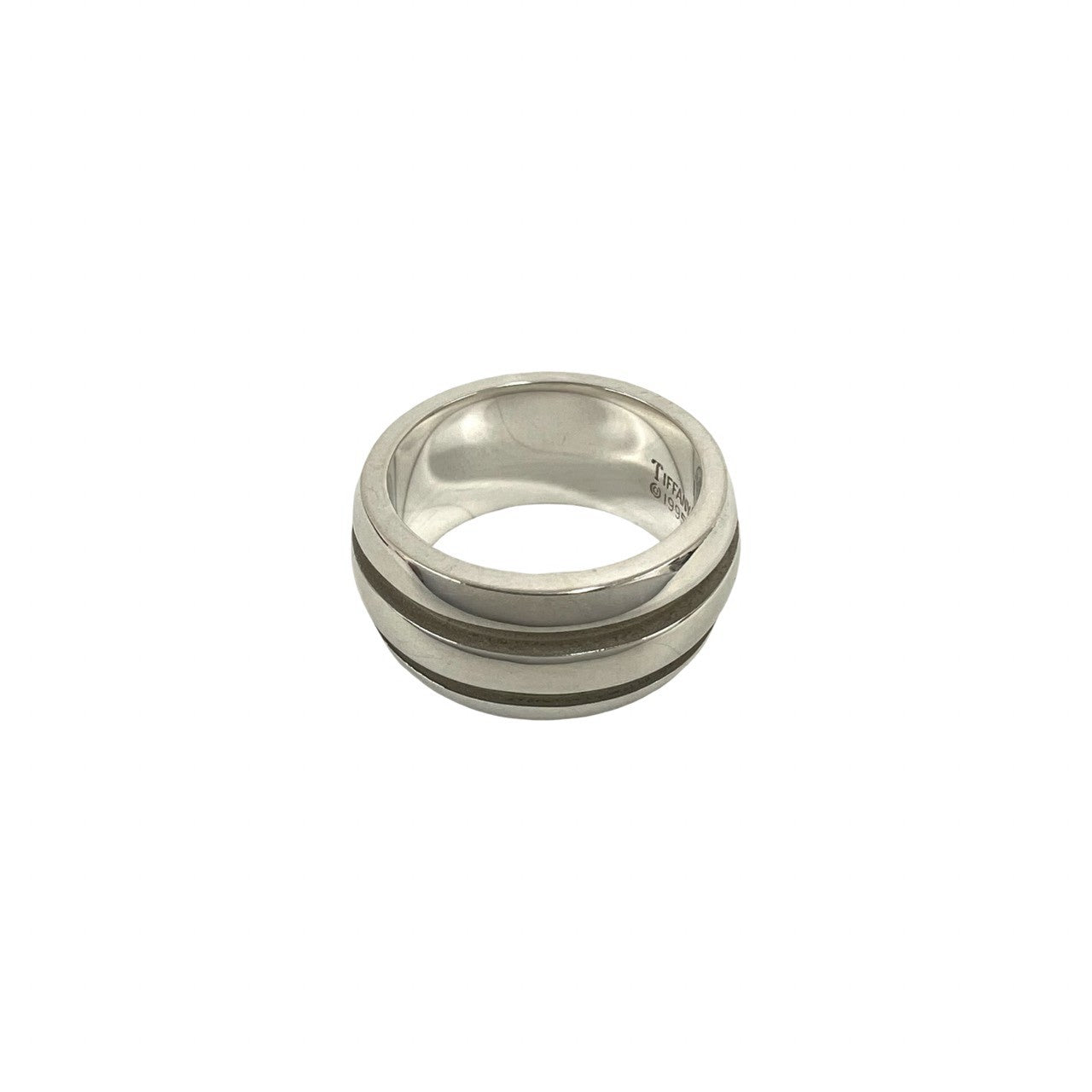 TIFFANY&Co. ティファニー (Vintage) グルーブド ダブル ライン リング 指輪 9号 4