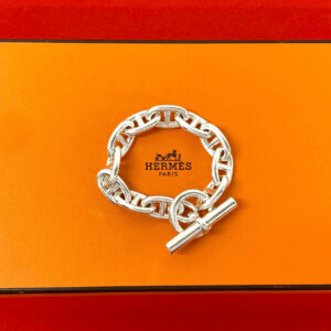 HERMES エルメス シェーヌダンクル TGM 11コマ ブレスレット 925
