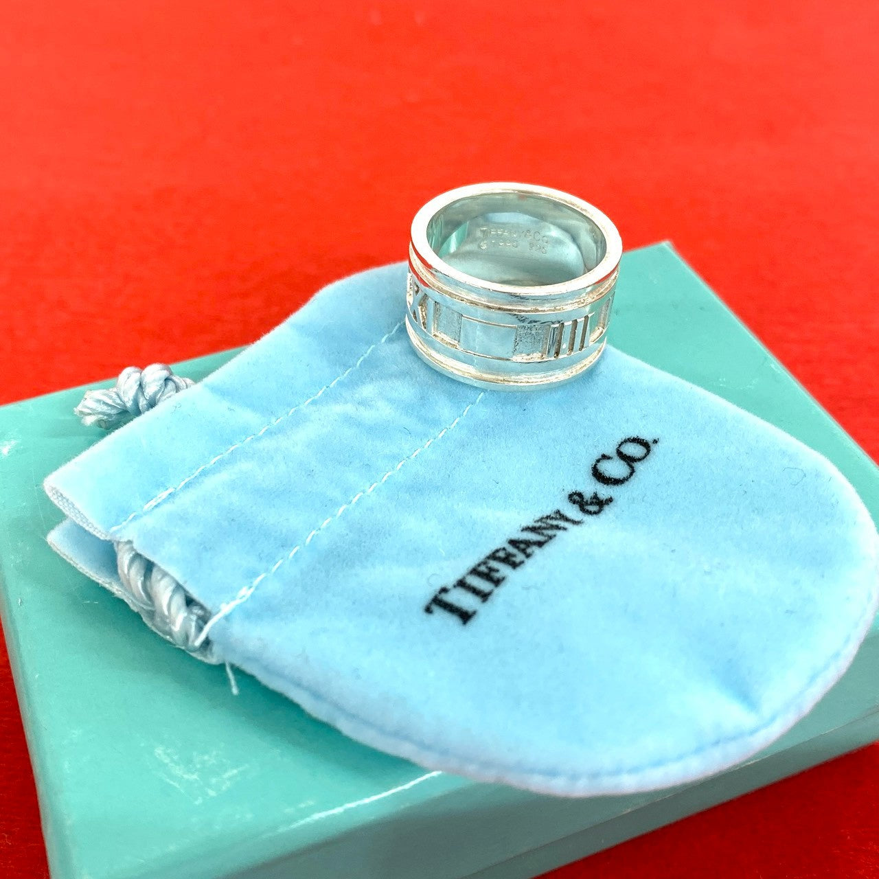 TIFFANY&Co. ティファニー (Vintage) アトラス ワイド リング 指輪