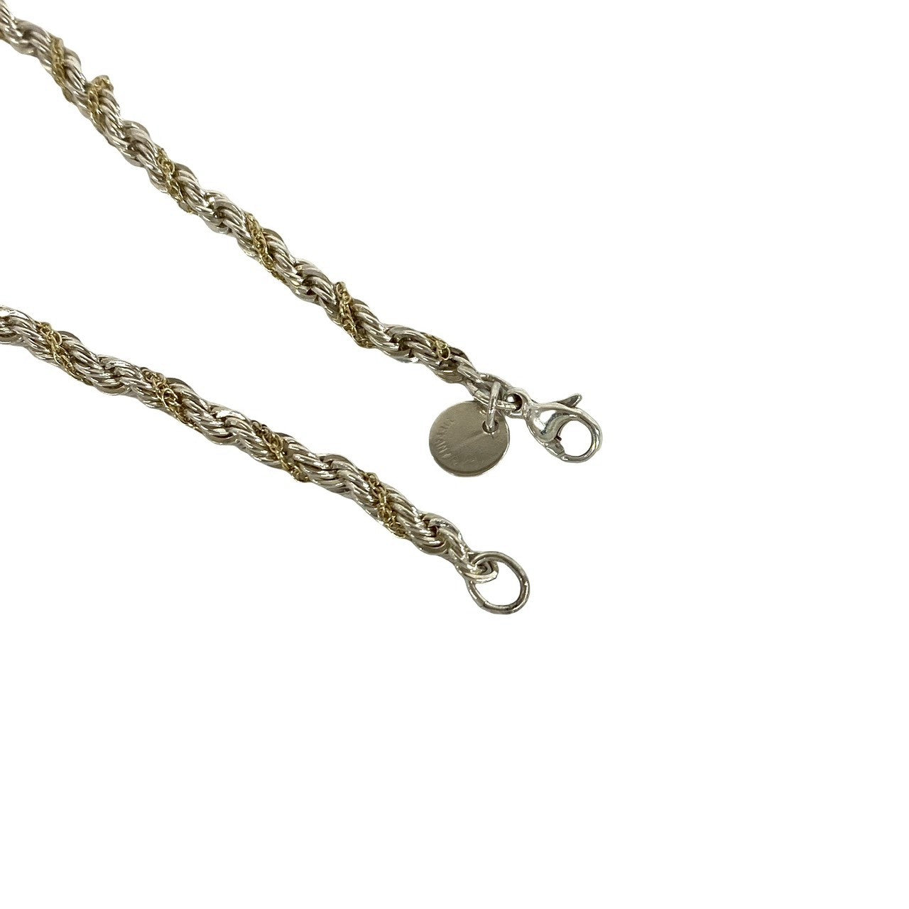 TIFFANY&Co. ティファニー (Vintage) ツイストチェーン ブレスレット 925 K18 750YG 4