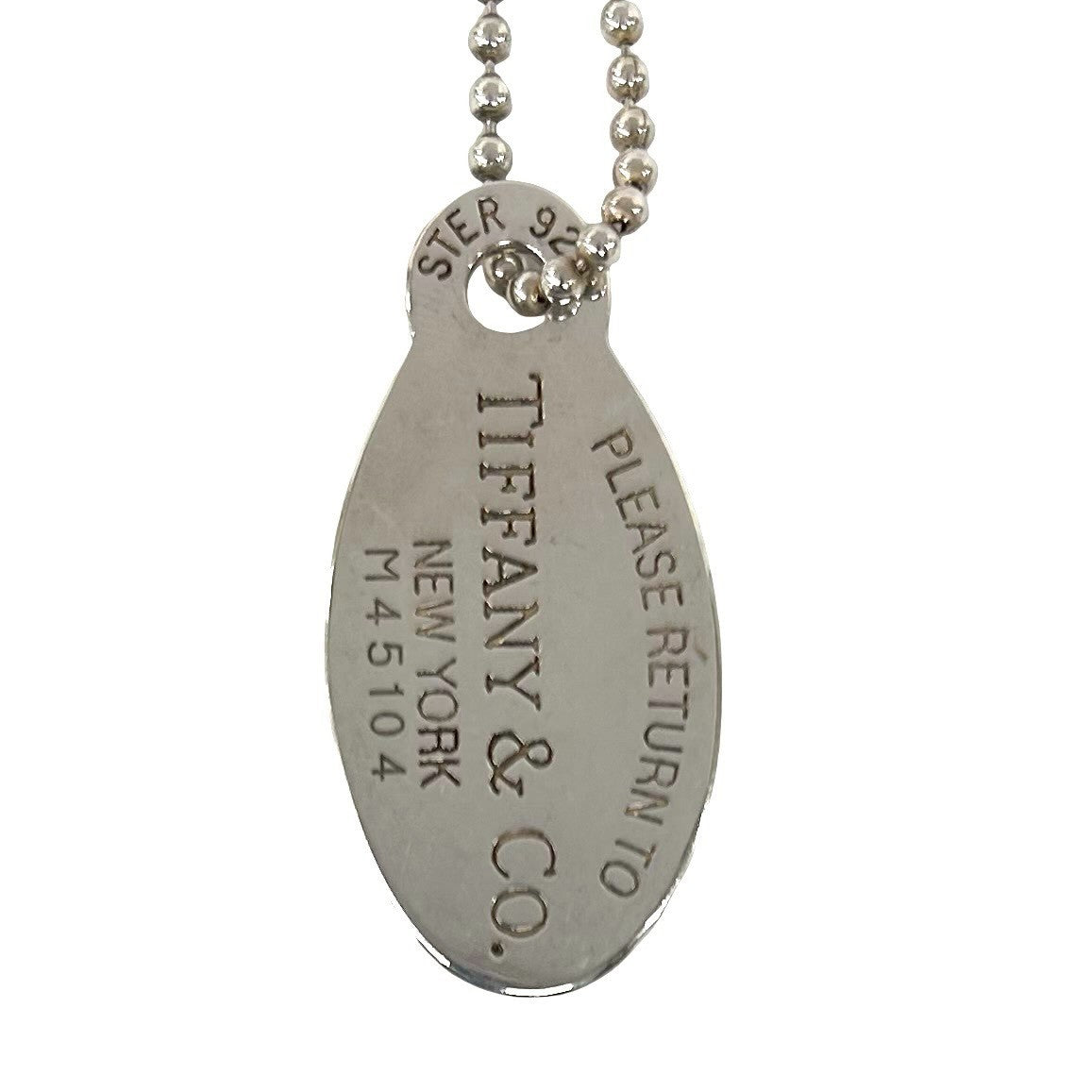 TIFFANY&Co. ティファニー リターントゥ オーバル タグ ネックレス 5