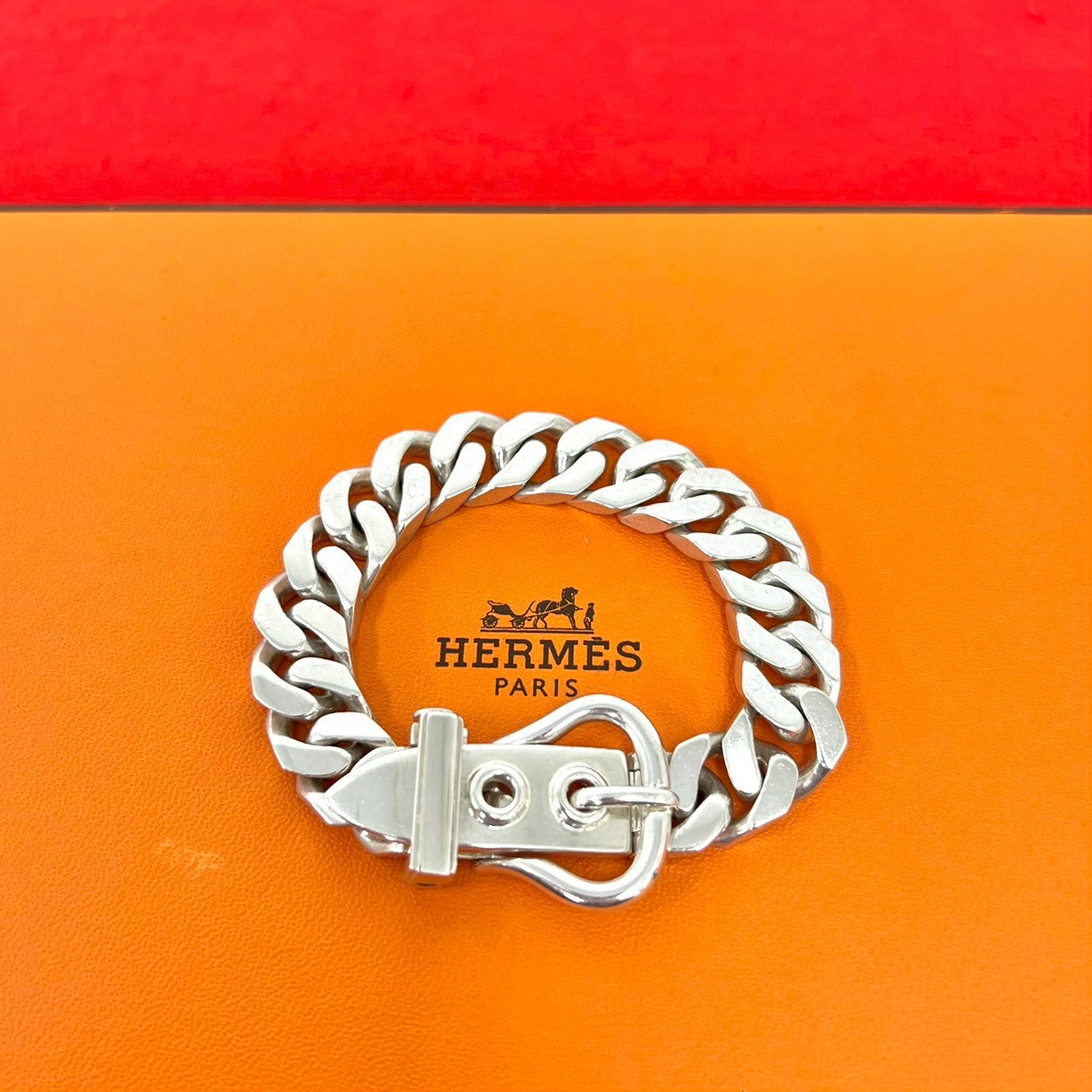 HERMES エルメス (Vintage) ブックルセリエ MM ブレスレット