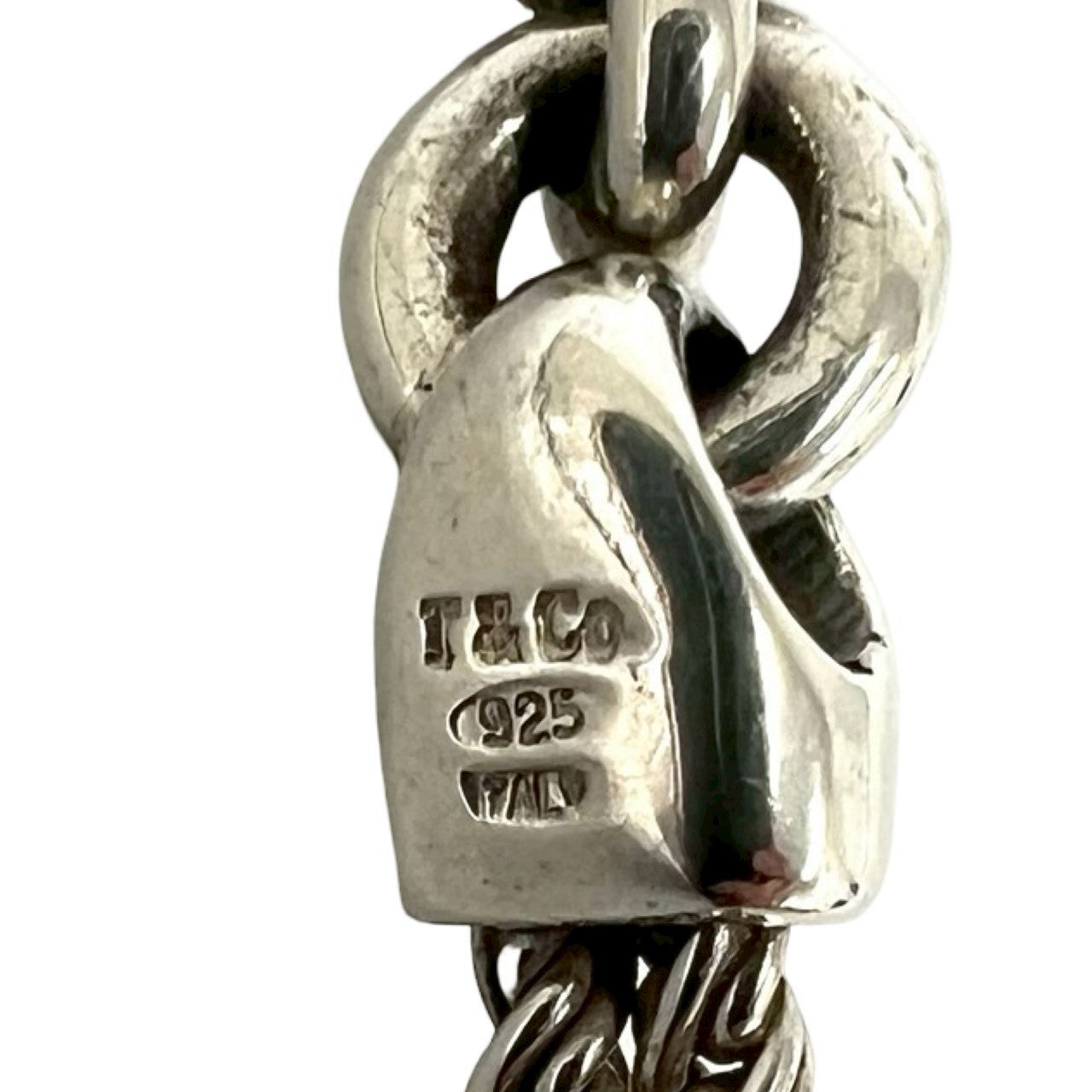 TIFFANY&Co. ティファニー (Vintage) ダブルロープ センターノット ブレスレット 3