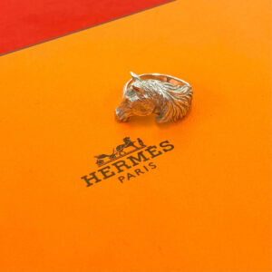 HERMES エルメス (Vintage) シュバルホース リング 指輪