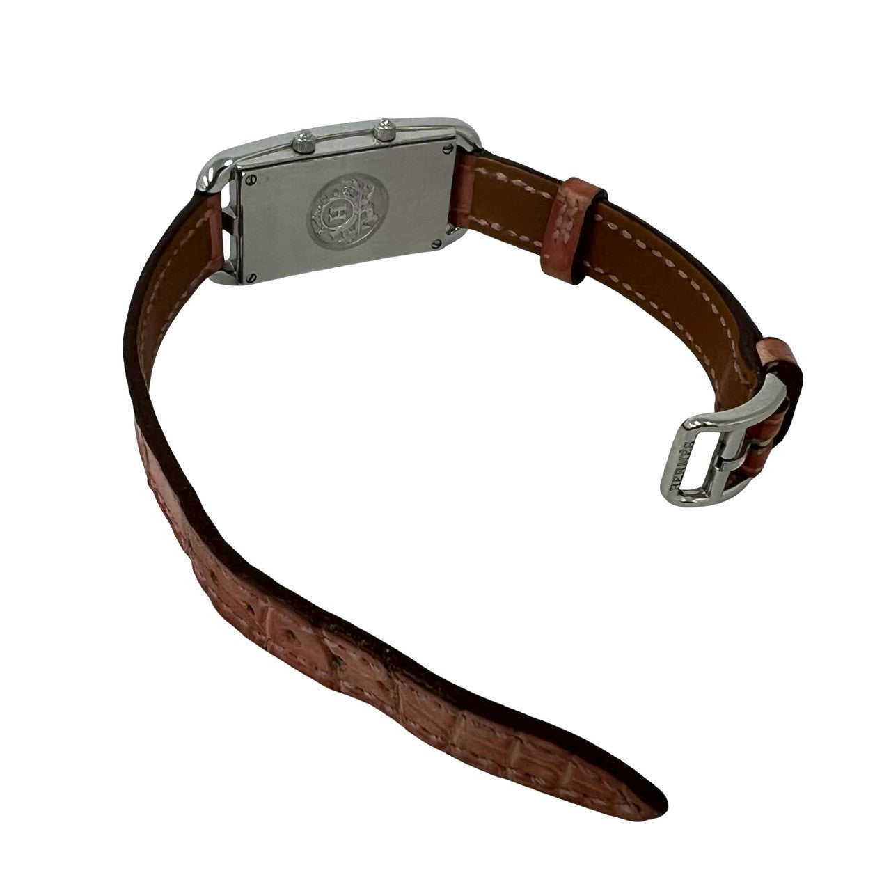 HERMES エルメス ケープコッド ドゥゾーン 腕時計 アリゲーター 9