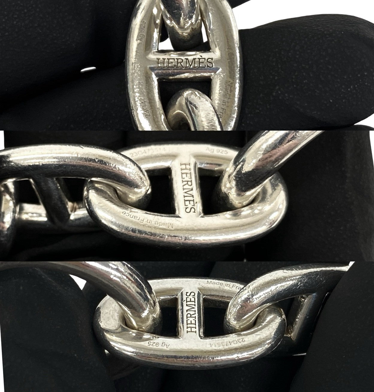 HERMES エルメス シェーヌダンクル TGM 11コマ ブレスレット 3