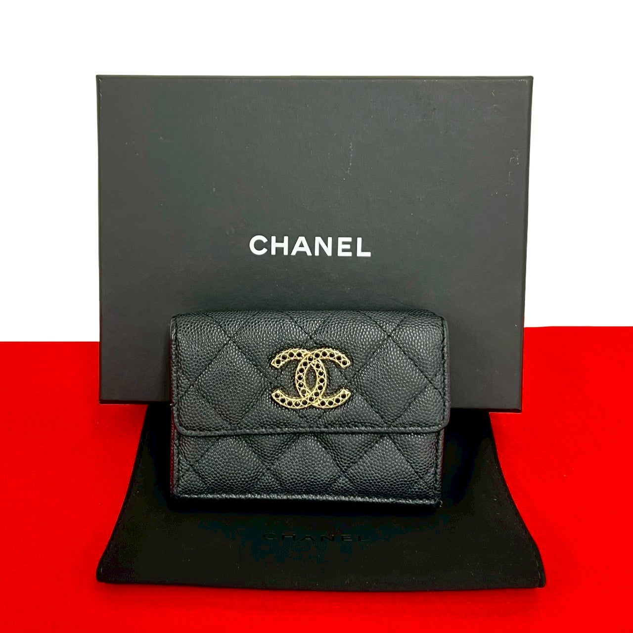 CHANEL シャネル 三つ折り財布
