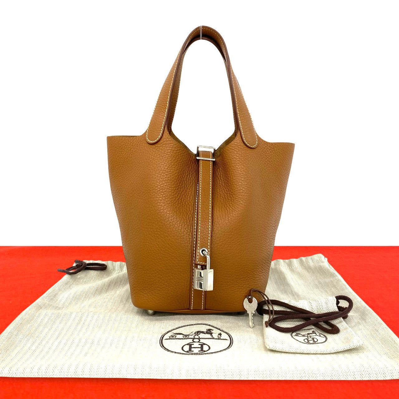 HERMES エルメス ピコタンロック PM ハンドバッグ トリヨンクレマンス