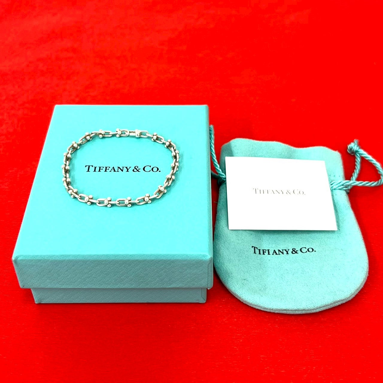 TIFFANY&Co. ティファニー ハードウェア マイクロリンク ブレスレット