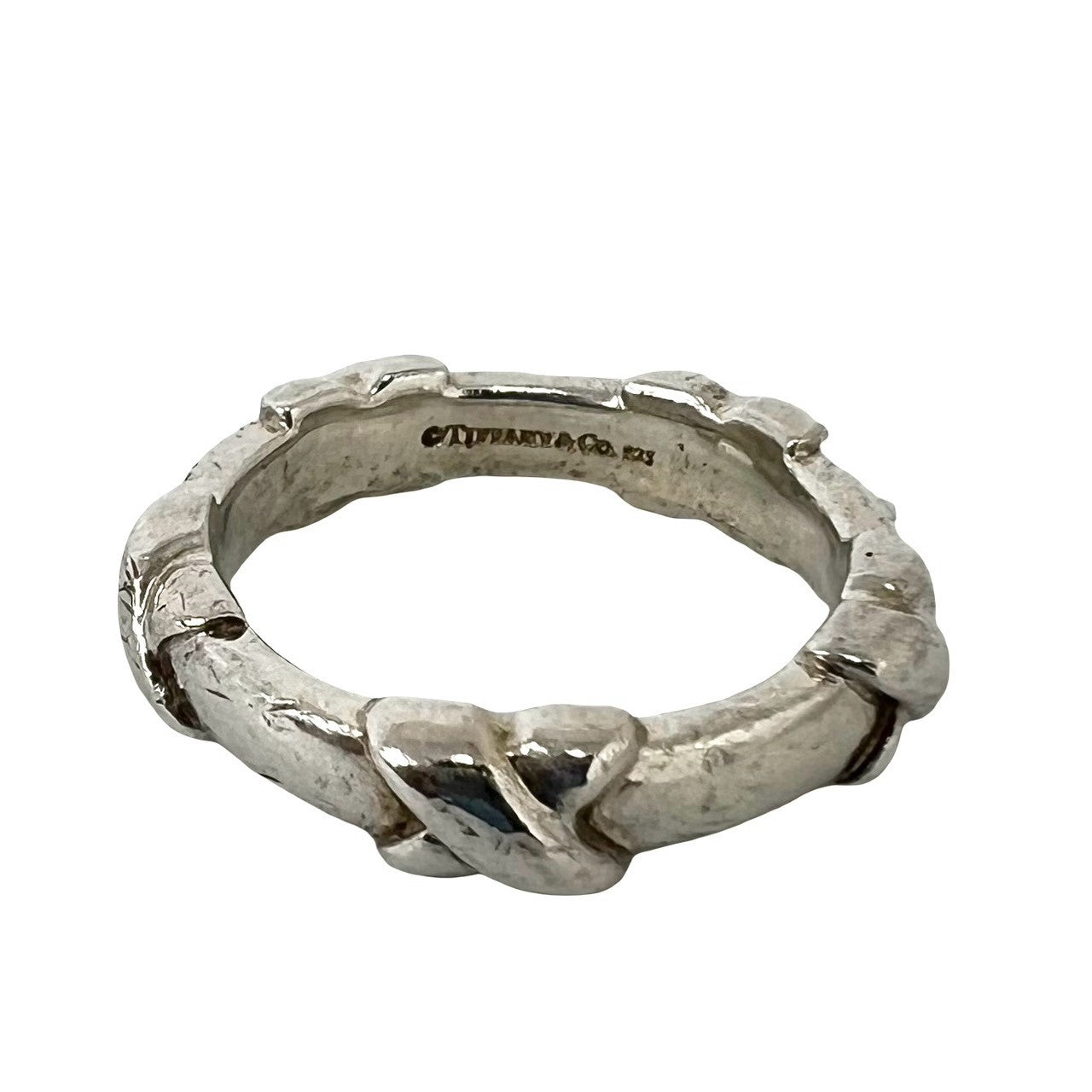 TIFFANY&Co. ティファニー (Vintage) シグネチャークロス リング 指輪 10号 3