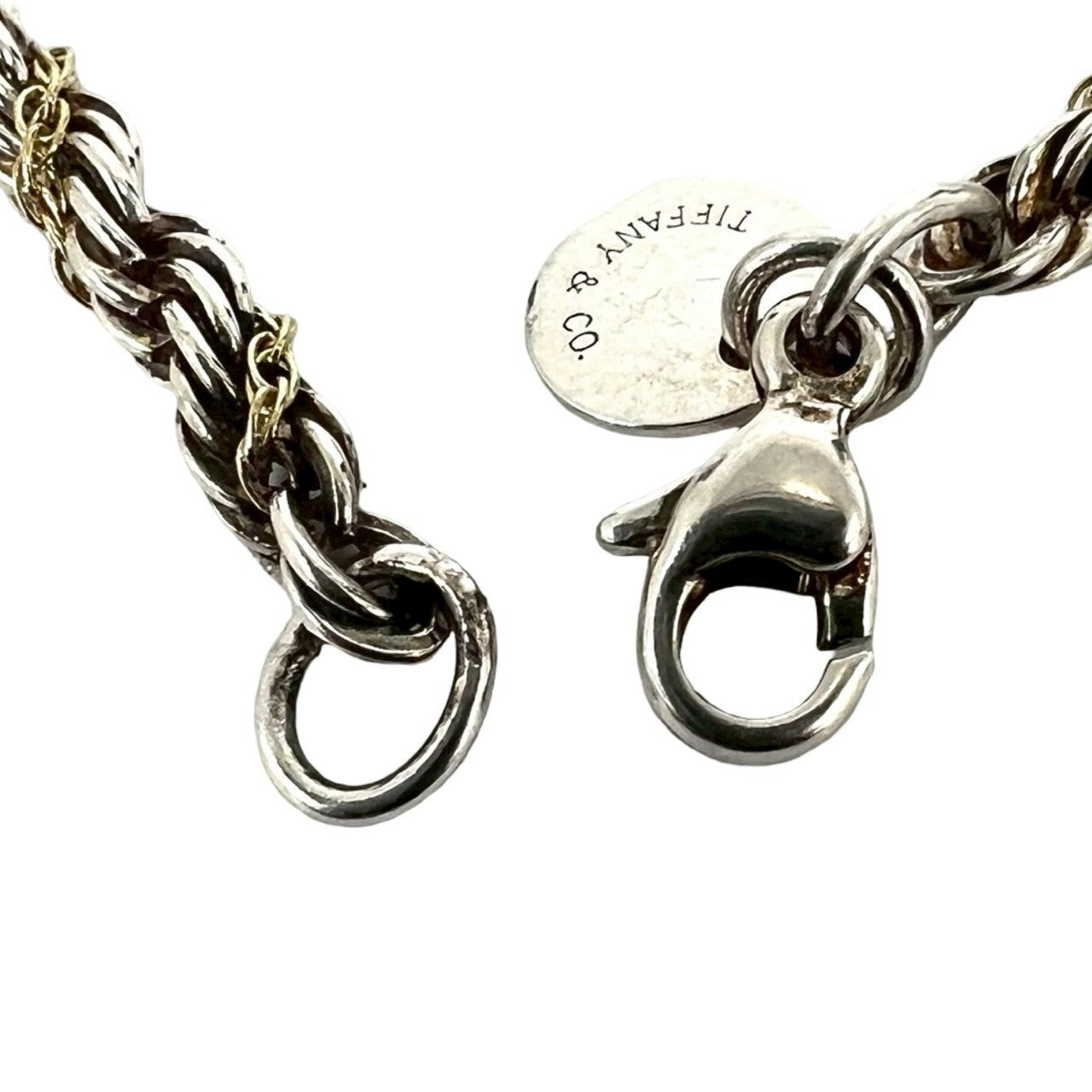 TIFFANY&Co. ティファニー (Vintage) ツイスト チェーン ブレスレット 925 K18 750YG 4