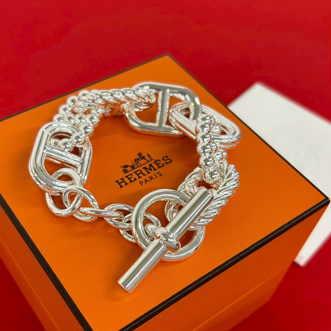 HERMES エルメス シェーヌダンクル アレア 2 ブレスレット