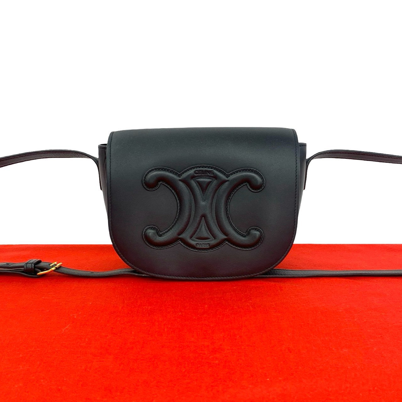 CELINE セリーヌ フォルコ ショルダーバッグ