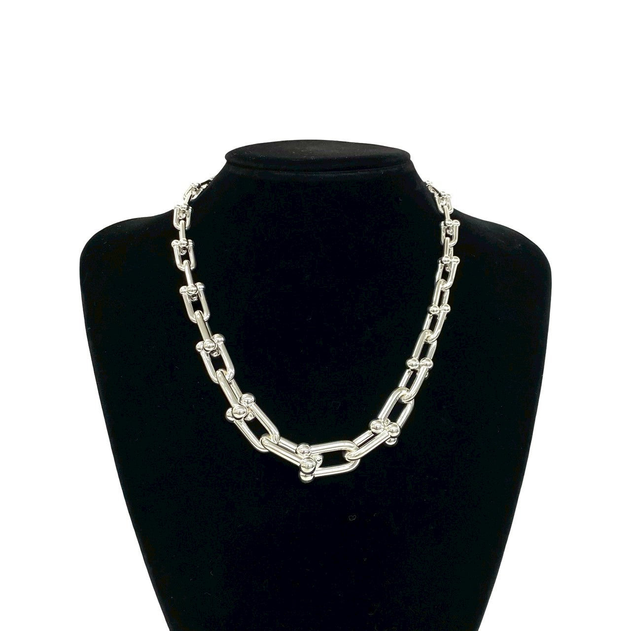 TIFFANY&Co. ティファニー ハードウェア グラジュエイテッド リンク ネックレス 2