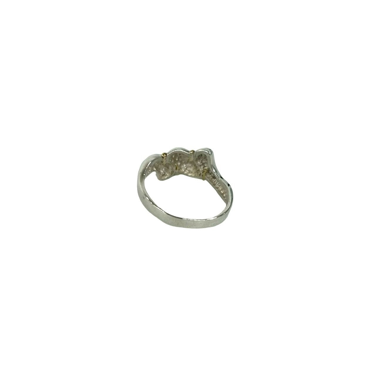 TIFFANY&Co. ティファニー (Vintage) ツイスト リング 指輪 925 K18 750 YG 6