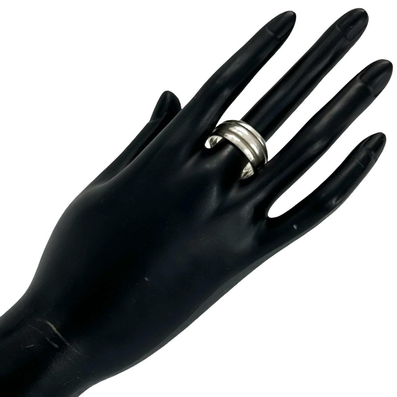 TIFFANY&Co. ティファニー (Vintage) グルーブド ダブルライン リング 指輪 2