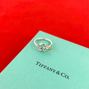 TIFFANY&Co. ティファニー ラブノット 925 K18 750YG リング 指輪