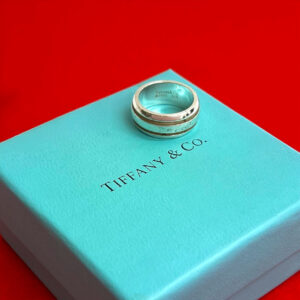 TIFFANY&Co. ティファニー グルーヴド ダブルライン リング 指輪