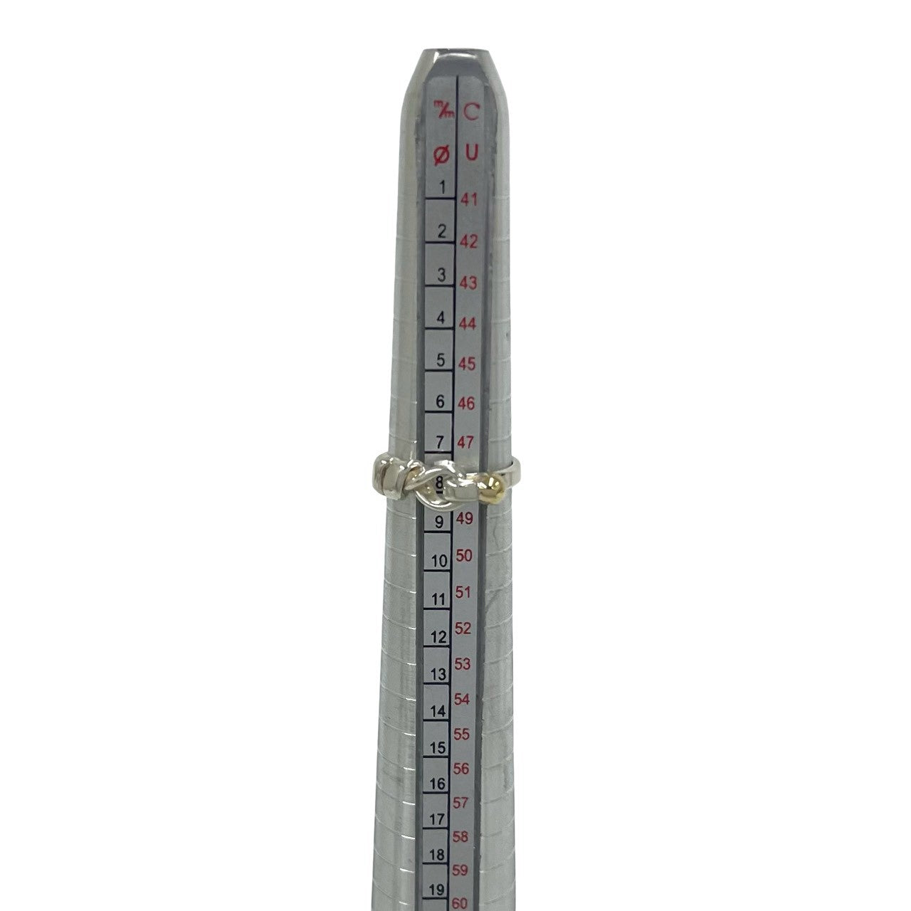 TIFFANY&Co. ティファニー (Vintage) フック&アイ リング 825 K18 750YG 指輪 8号 7