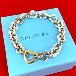 TIFFANY&Co. ティファニー ハートリンク コンビ ブレスレット 925 K18 750YG