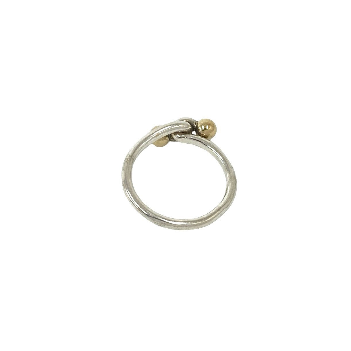 TIFFANY&Co. ティファニー (Vintage) フック&アイ リング 指輪 12号 925 K18 750YG 6
