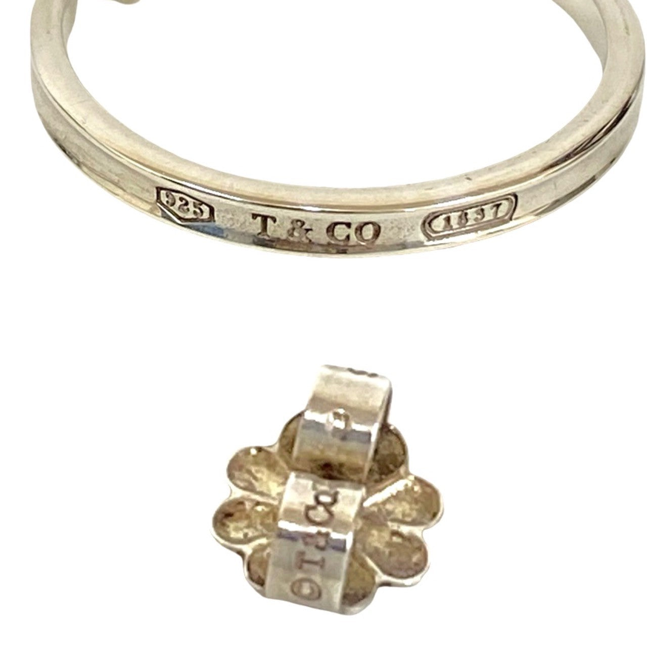 TIFFANY&Co. ティファニー ナロー フープ ピアス 3