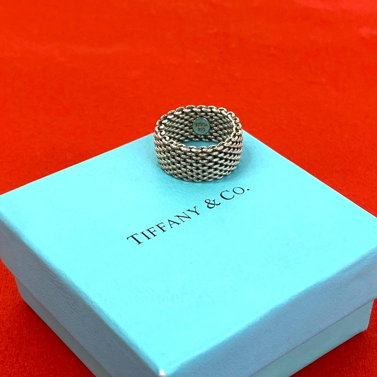 TIFFANY&Co. ティファニー サマセット メッシュ リング 指輪