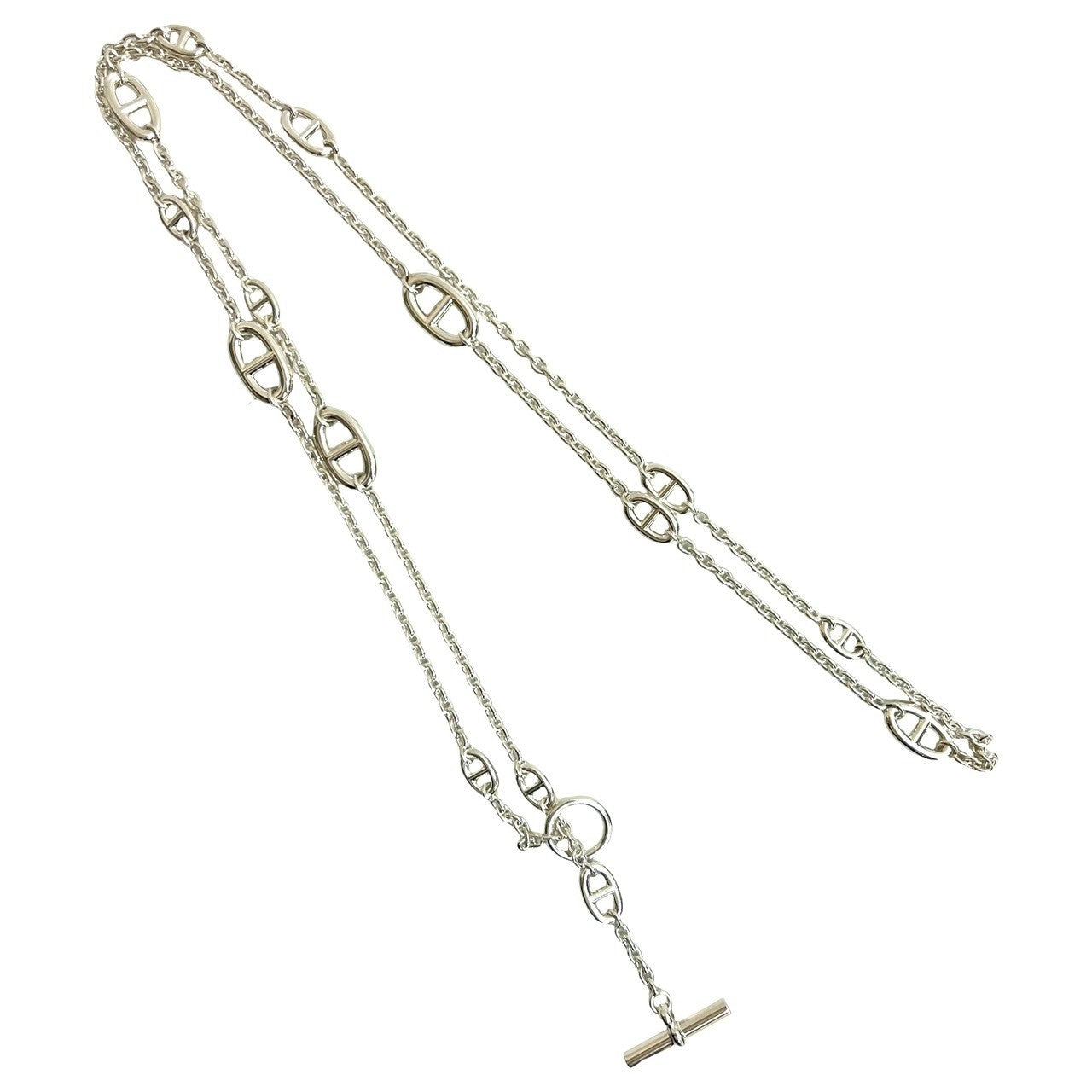 HERMES エルメス シェーヌダンクル ファランドール ネックレス 4