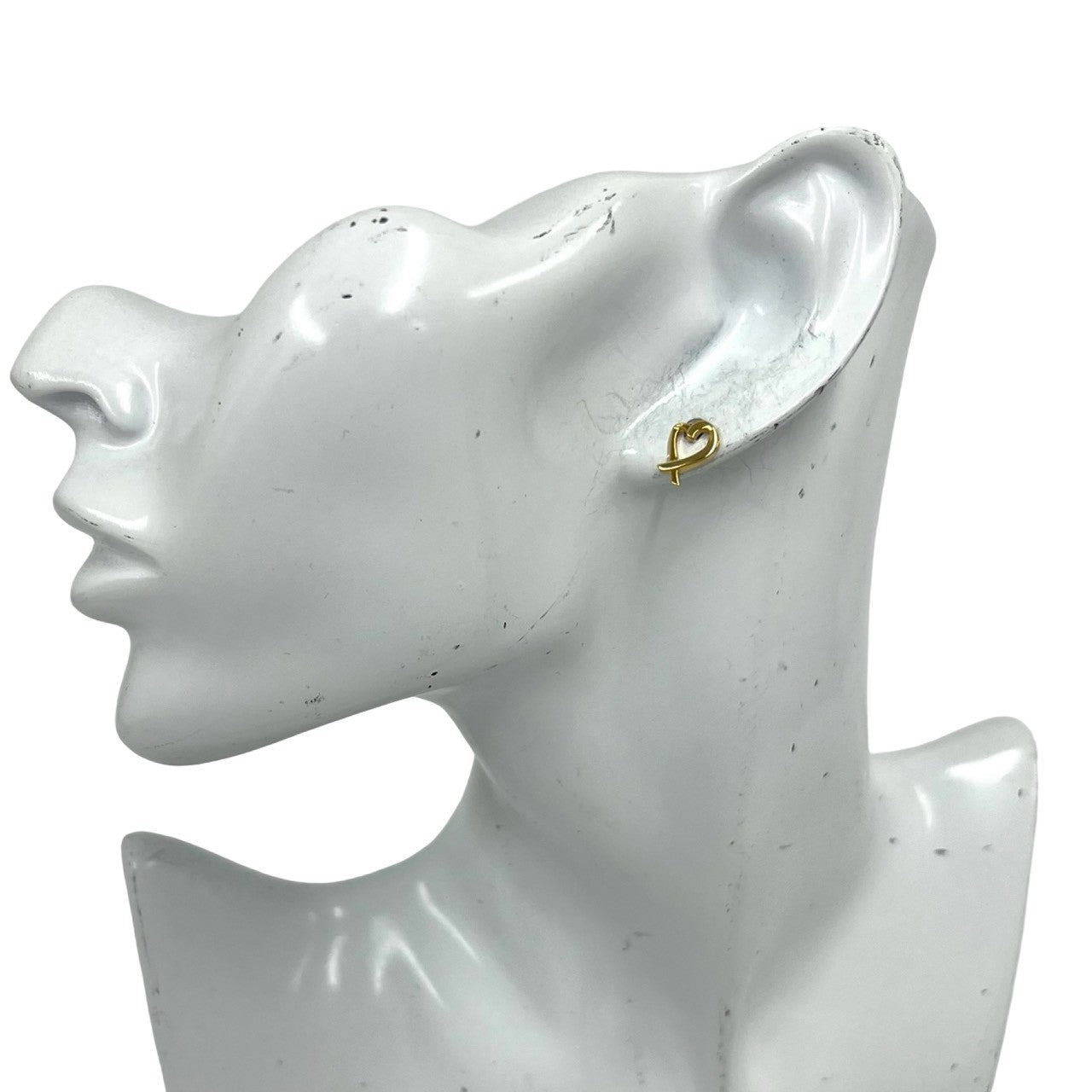 TIFFANY&Co. ティファニー (Vintage) ラビングハート ピアス K18 750 YG 2