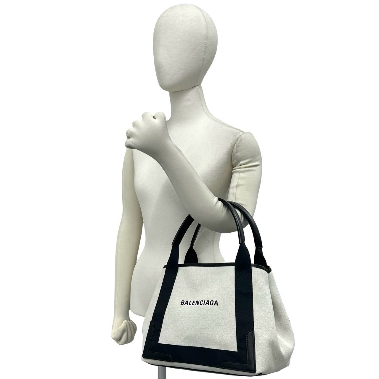BALENCIAGA バレンシアガ ネイビー カバス ハンドバッグ 2
